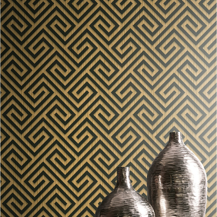 Mercer41 Seymour Geometric Wallpaper Wayfair